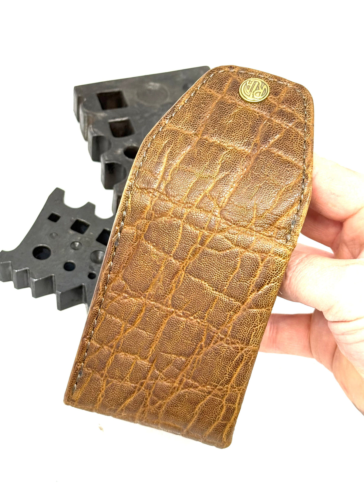 Sarasota Wallet - ‘Saddle’ Elephant - Anvil Customs
