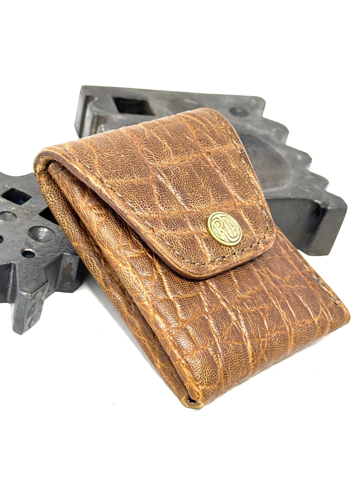 Sarasota Wallet - ‘Saddle’ Elephant - Anvil Customs