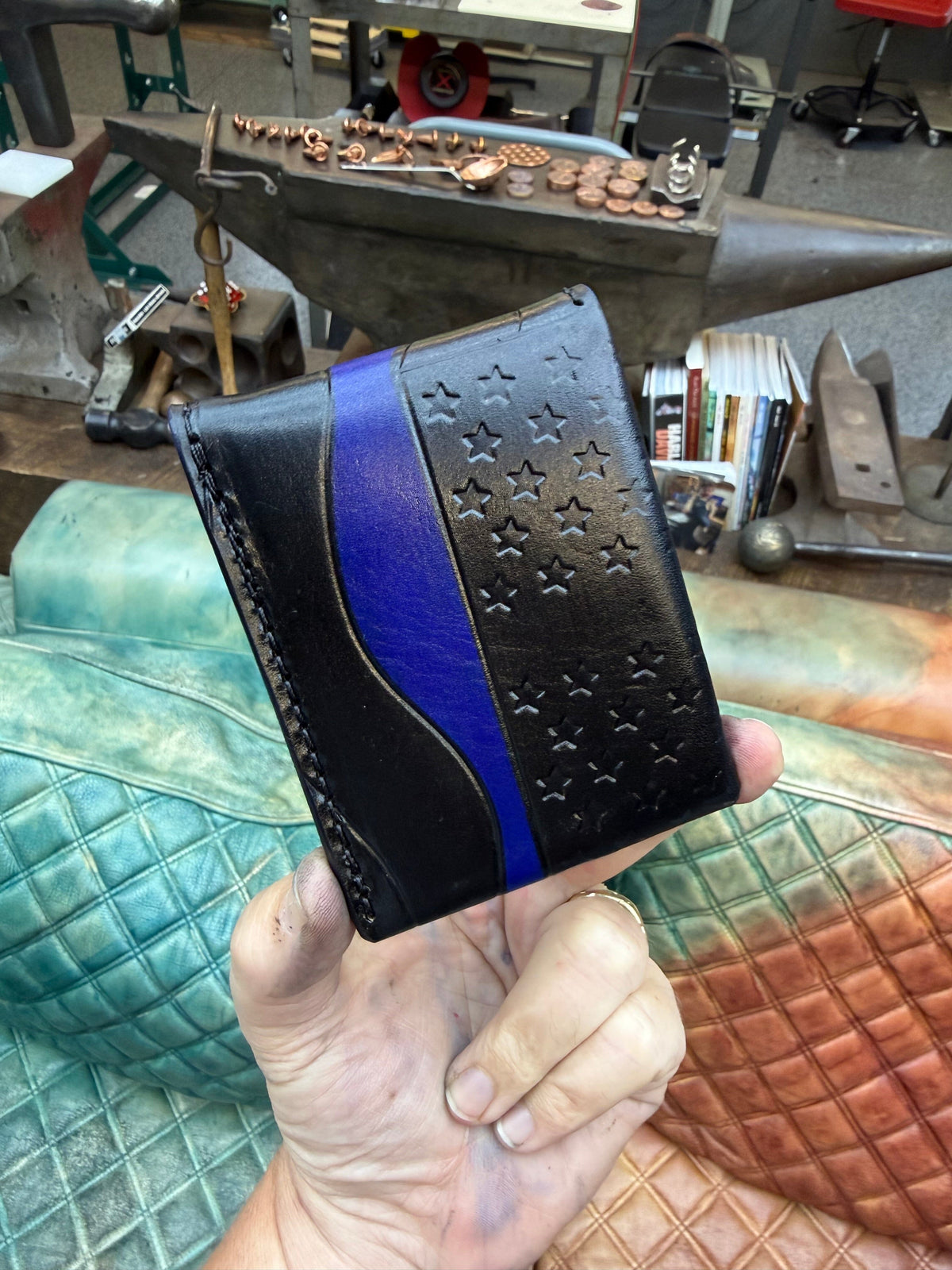 Sarasota Wallet - Thin Blue Line
