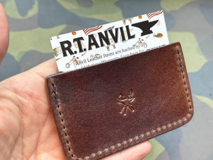 Single Pocket Card Wallet - Black Shark - Anvil Customs