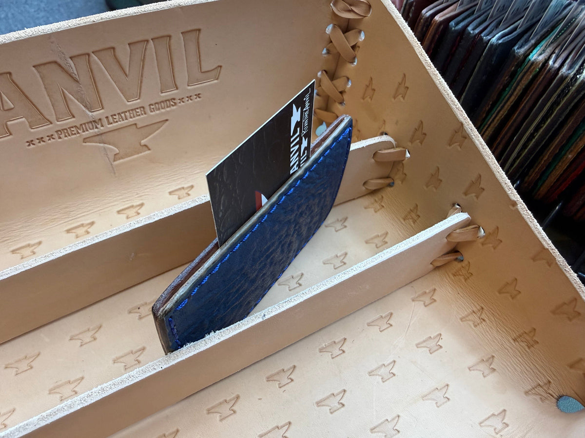 Single Pocket Card Wallet - Blue Shark - Anvil Customs