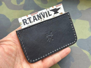 Single Pocket Card Wallet - Chocolate Hippo - Anvil Customs