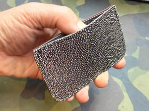 Single Pocket Card Wallet - Chrome Stingray - Anvil Customs