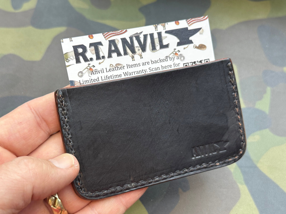 Single Pocket Card Wallet - Chrome Stingray - Anvil Customs