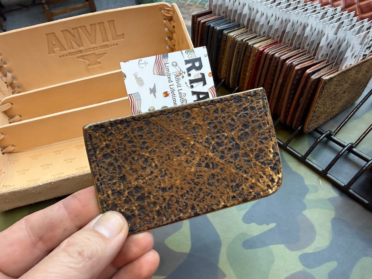 Single Pocket Card Wallet - MultiColor Python - Anvil Customs