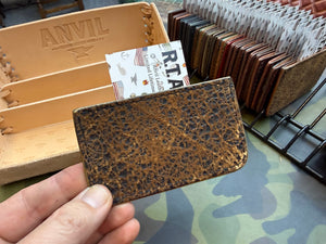 Single Pocket Card Wallet - MultiColor Python - Anvil Customs