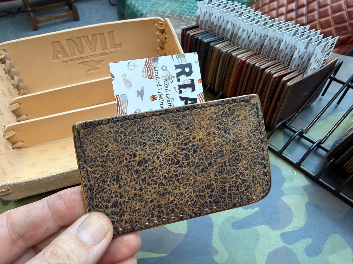 Single Pocket Card Wallet - MultiColor Python - Anvil Customs