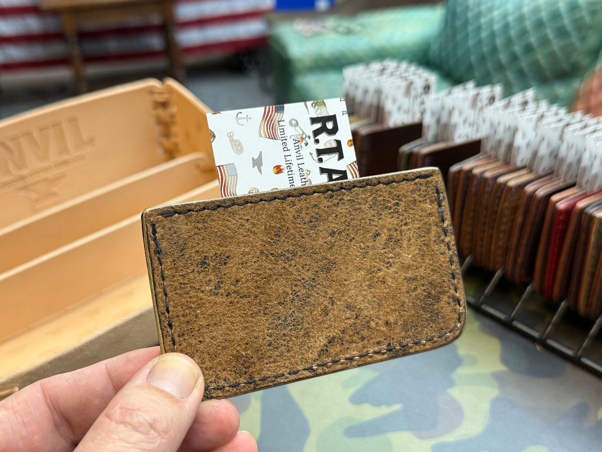 Single Pocket Card Wallet - MultiColor Python - Anvil Customs