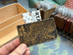 Single Pocket Card Wallet - Natural Python - Anvil Customs