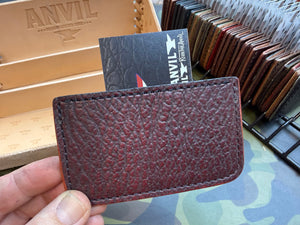 Single Pocket Card Wallet - Wine Shark - Anvil Customs