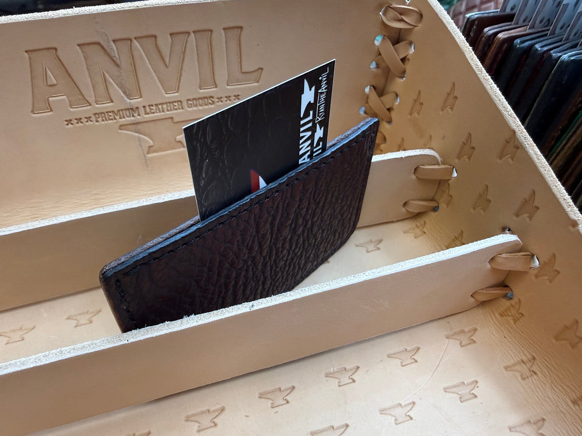 Single Pocket Card Wallet - Wine Shark - Anvil Customs