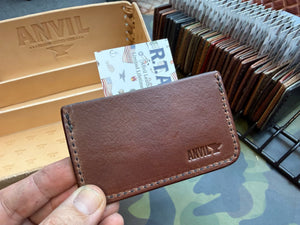 Single Pocket Card Wallet - Wine Shark - Anvil Customs