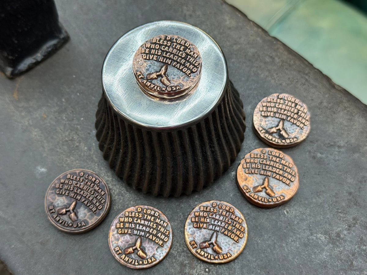 The Anvil Prayer Coin - Anvil Customs