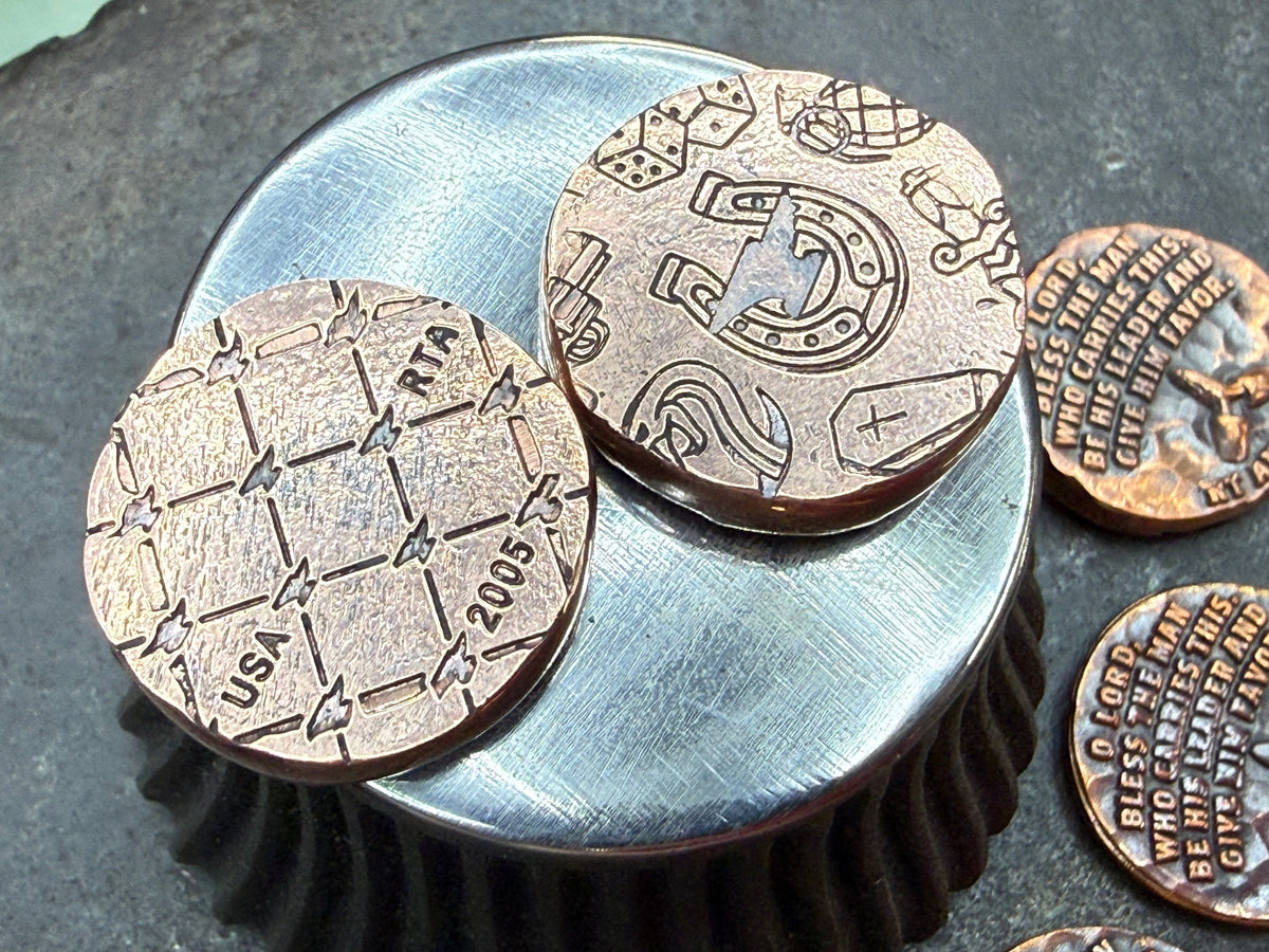 The Anvil Prayer Coin - Anvil Customs