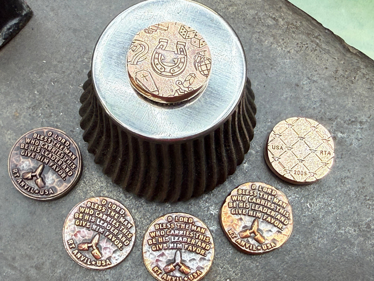 The Anvil Prayer Coin - Anvil Customs