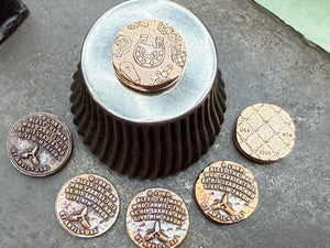 The Anvil Prayer Coin - Anvil Customs
