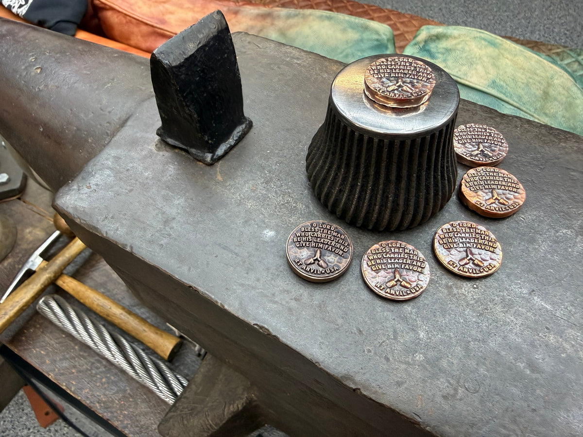 The Anvil Prayer Coin - Anvil Customs
