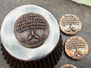 The Anvil Prayer Coin - Anvil Customs