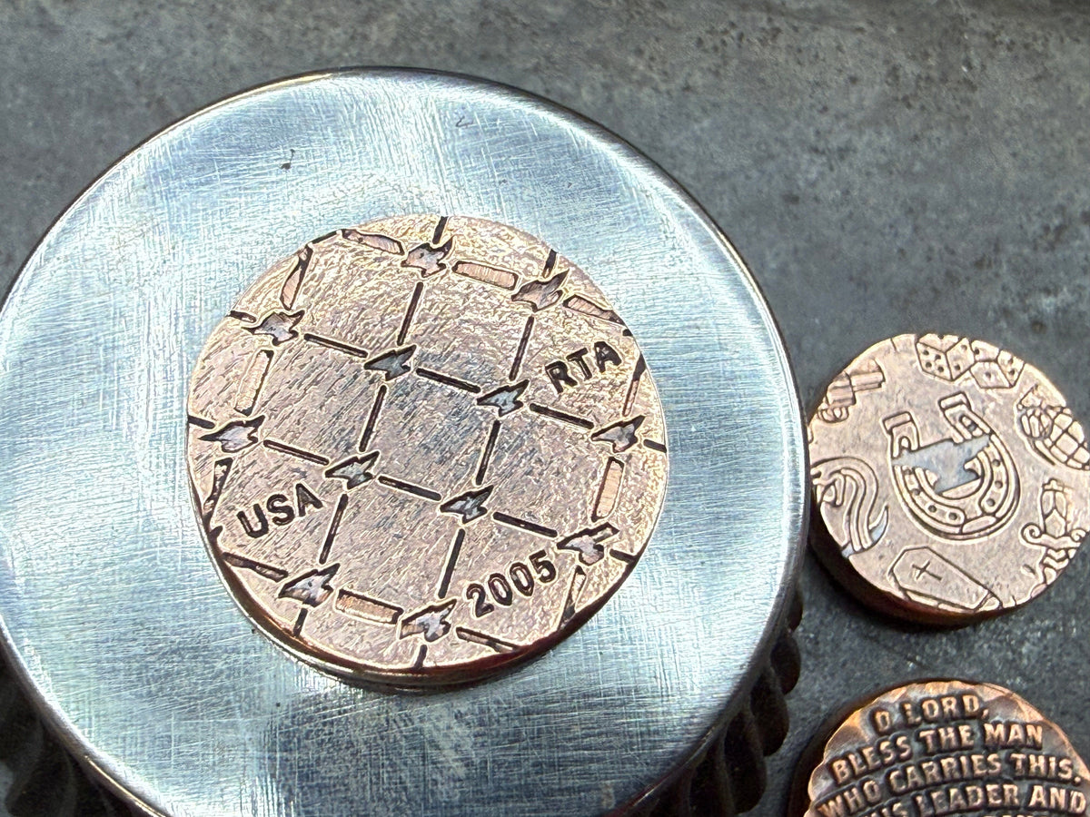 The Anvil Prayer Coin - Anvil Customs