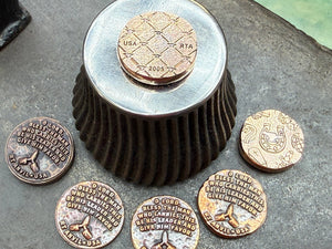 The Anvil Prayer Coin - Anvil Customs