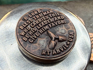 The Anvil Prayer Coin - Anvil Customs