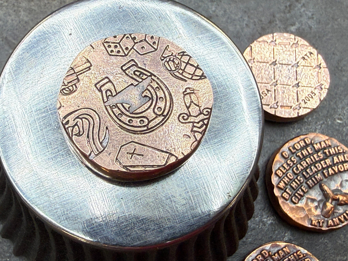 The Anvil Prayer Coin - Anvil Customs