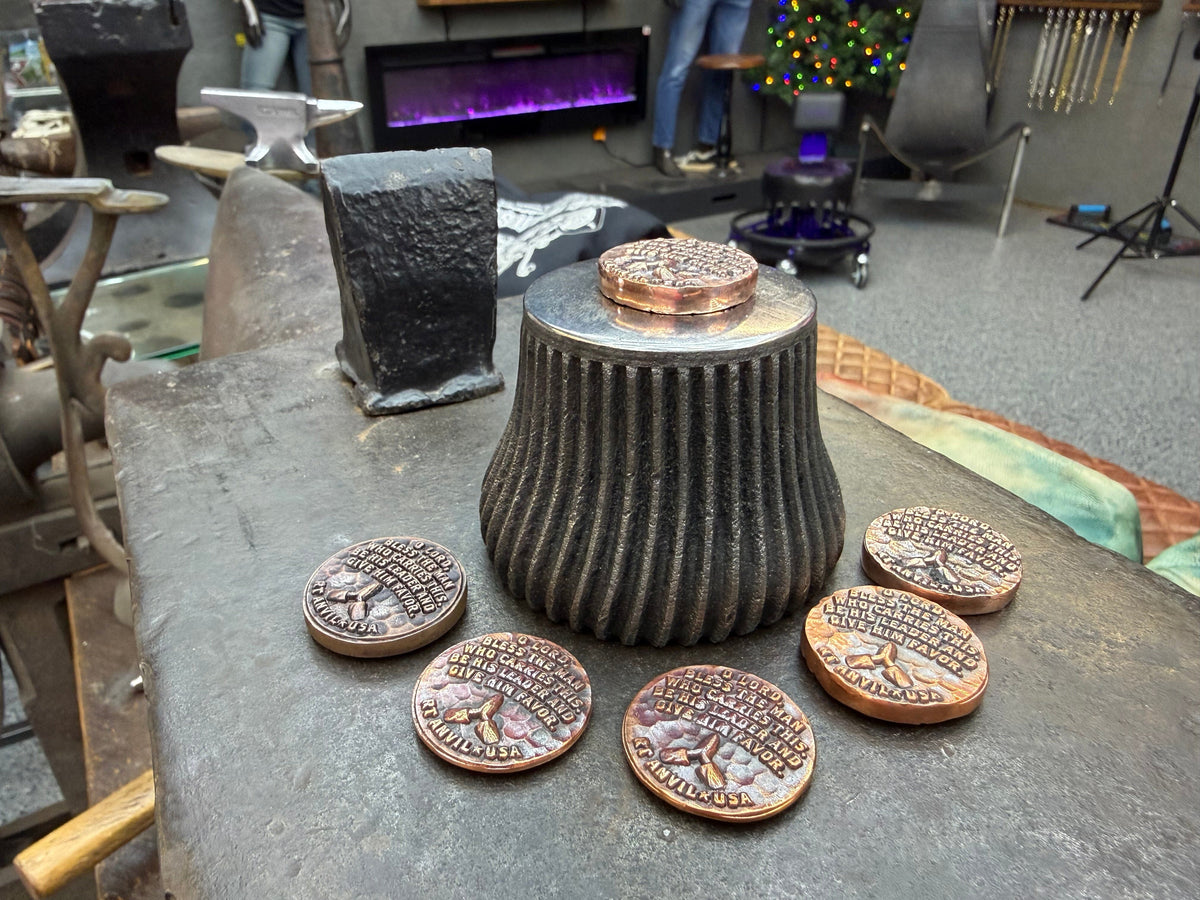 The Anvil Prayer Coin - Anvil Customs