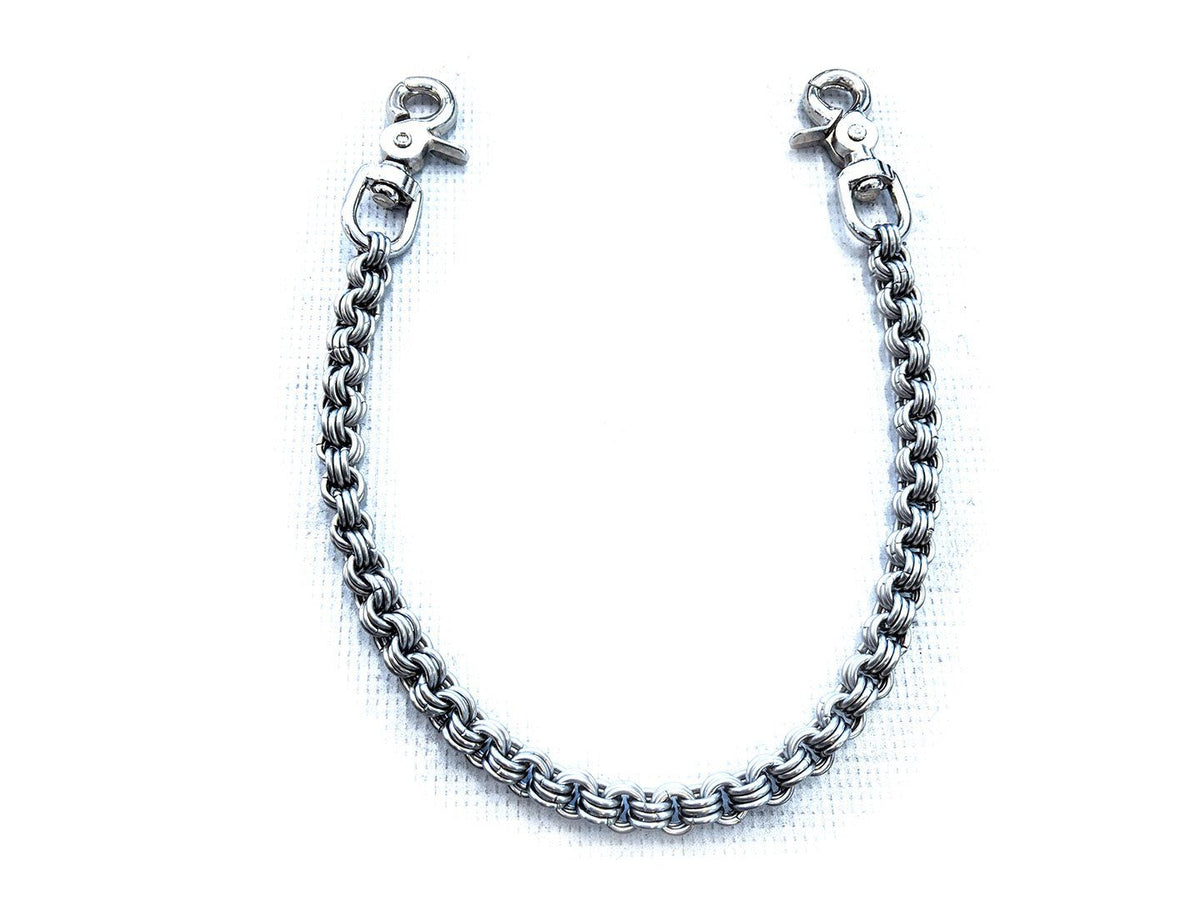 3-In-3 Chainmail Stainless Steel Wallet Chain - Anvil Customs