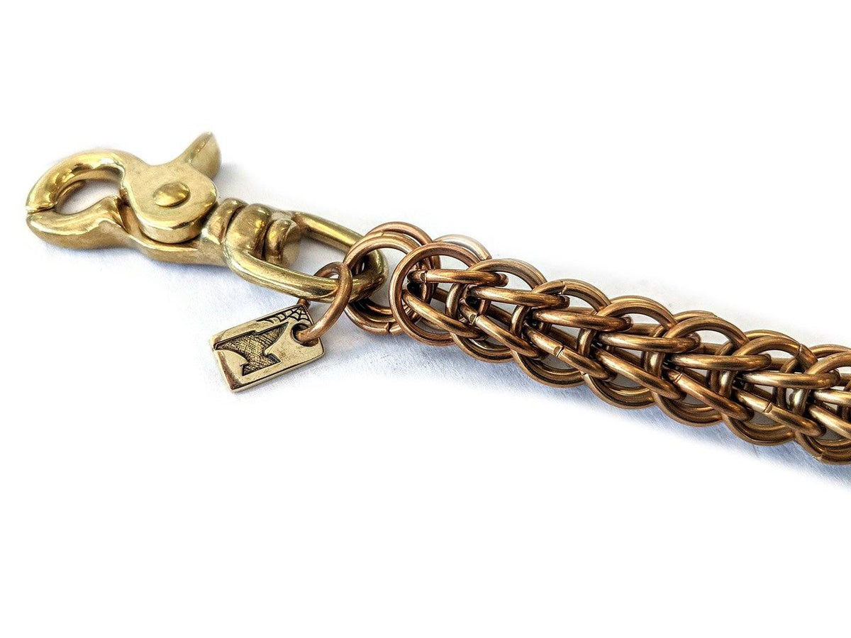 22 Inch Persian Chain Mail Wallet Chain - Anvil Customs