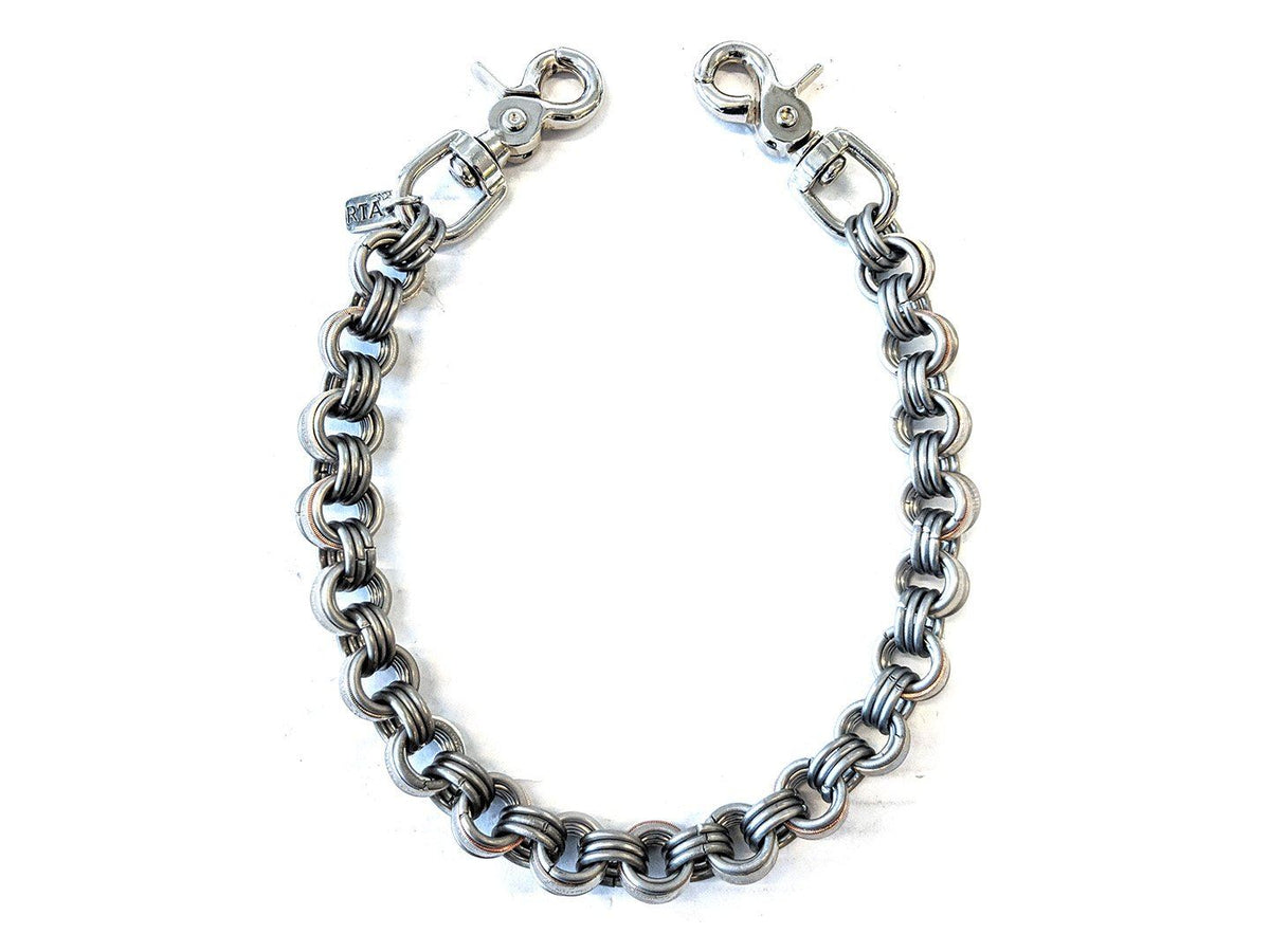 22 Inch U.S. Quarter Chain Mail Wallet Chain - Anvil Customs