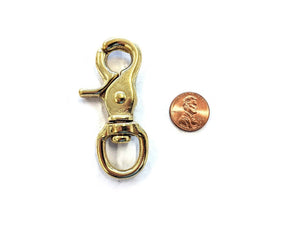 Chainmaille Wallet Chain Clasp - Brass - Anvil Customs