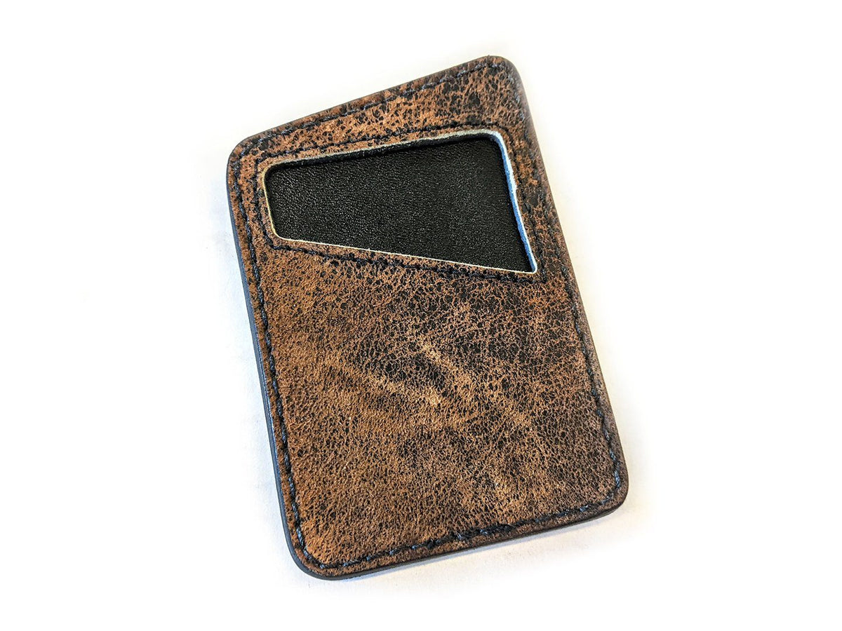 Minimalist Leather Chain Wallet - Fallout - Anvil Customs