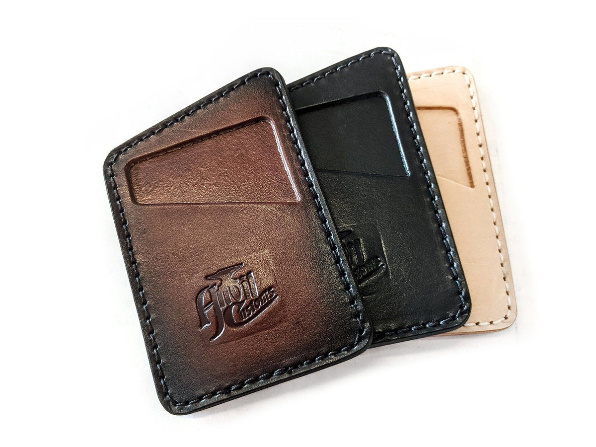 Minimalist Leather Chain Wallet - Anvil Customs
