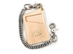 Minimalist Leather Chain Wallet - Anvil Customs