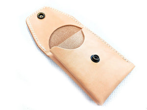 Sarasota Pocket Wallet - Natural Cowhide - Anvil Customs