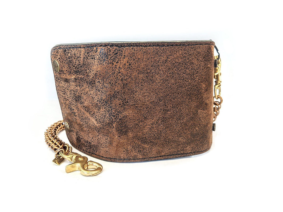 Trifold Leather Chain Wallet - Fallout - Anvil Customs